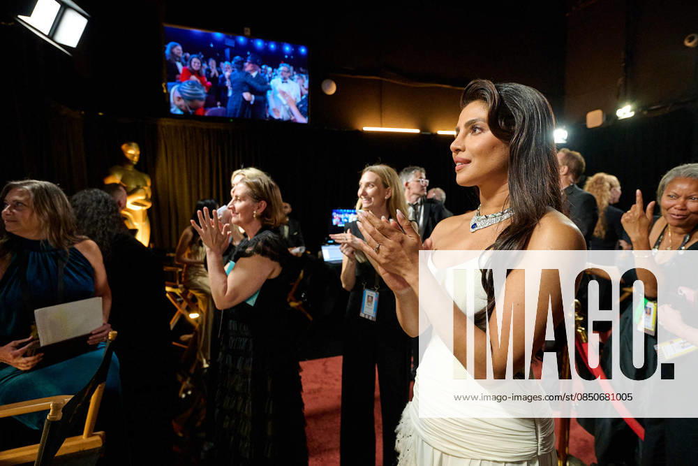 Priyanka Chopra backstage during the 98th Oscars® at Dolby® Theatre at Ovation Hollywood on Sunday, March 15, 2026. Los Angeles CA USA 350081281PLX