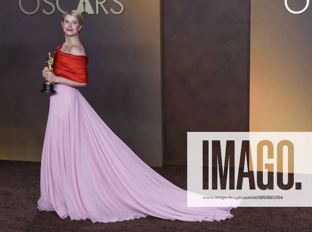 Jessie Buckley in the press room of the 98th Annual Academy Awards on Sunday March 15, 2026 at the Dolby Theater in Hollywood, California. BURT HARRIS BNS PI Hollywood USA - ZUMAp124 20260315_zaa_p124_346