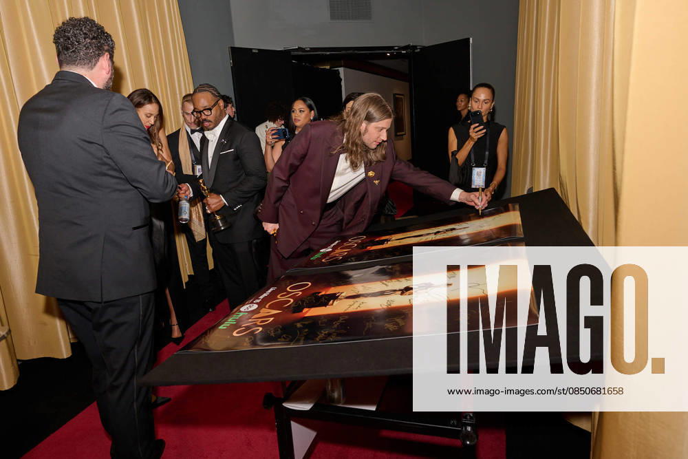 Ryan Coogler and Ludwig Goransson backstage with the OscarÂ® for Original Score during the 98th OscarsÂ® at DolbyÂ® Theatre at Ovation Hollywood on Sunday, March 15, 2026. Los Angeles CA USA 350081317PLX