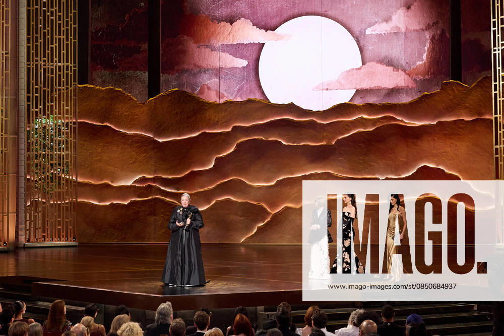98th Oscars, Academy Awards Kate Hawley accepts the Oscar for Costume Design during the 98th Oscars at the Dolby Theatre at Ovation Hollywood on Sunday, March 15, 2026., Credit:Trae Patton The Academy Avalon United States of America, CA, Hollywood, Dolby Theater