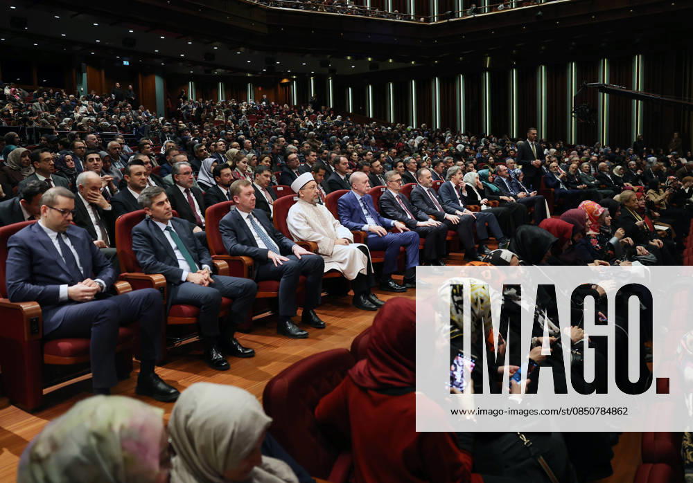 Turkish President Recep Tayyip Erdogan ANKARA, TURKIYE – MARCH 16: (---- - MANDATORY CREDIT - TURKISH PRESIDENCY MURAT KULA HANDOUT - NO MARKETING NO ADVERTISING CAMPAIGNS - DISTRIBUTED AS A SERVICE TO CLIENTS----) Turkish President Recep Tayyip Erdogan attends the Holy Quran Recitation Competition Awards Ceremony at the Bestepe Nation’s Exhibition Hall in Ankara, Turkiye on March 16, 2026. Turkish Presidency Murat Kula Anadolu Ankara Turkey. Editorial use only. Please get in touch for any other usage.