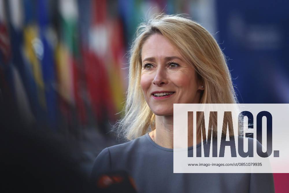 Brüssel, Belgien, 19.03.2026: Europa-Gebäude: EU-Gipfel: Kaja Kallas, Vizepräsidentin der Europäischen Kommission, kommt an
