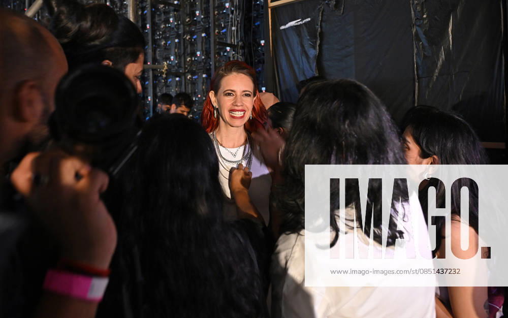 Bollywood actress Kalki Koechlin (c) smiles backstage before she goes on the runway on the last day of Lakme Fashion Week (LFW) in Mumbai. Mumbai India - ZUMAs197 20260322_aaa_s197_454