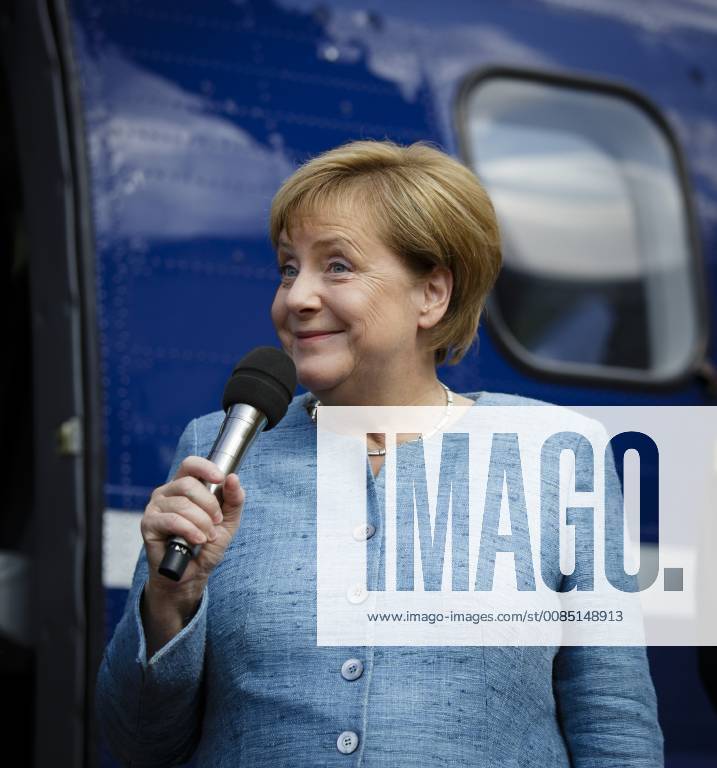 Bundeskanzlerin Angela Merkel, CDU, beim Tag der offenen Tuer im Kanzleramt, 26.08.2018, Berlin. Berlin Deutschland