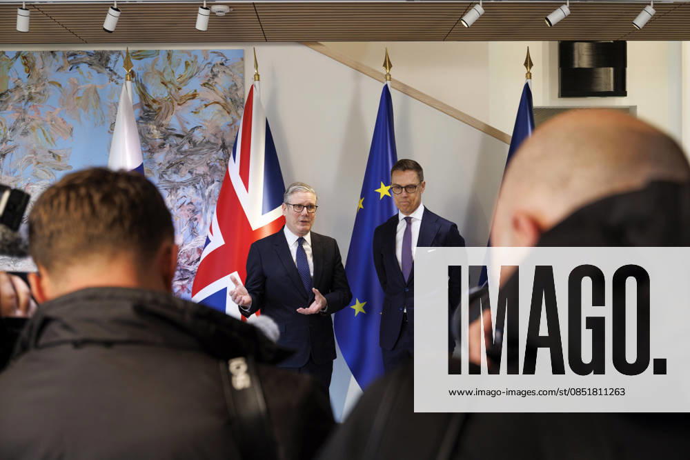 LKS 20260326 President of the Republic of Finland Alexander Stubb (right) and Britain s Prime Minister Keir Starmer meeting prior the Joint Expeditionary Force JEF Leaders’ Summit in Helsinki, Finland on March 26, 2026. The topics on the agenda include support from the JEF countries to Ukraine and the overall security situation in Europe. - SEPPO SAMULI Helsinki Finland