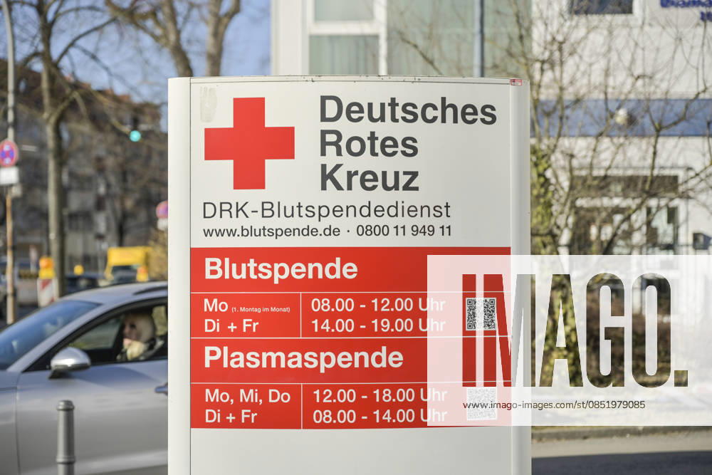 DRK, Deutsches Rotes Kreuz Blutspendedienst, Hindenburgdamm, Berlin, Deutschland