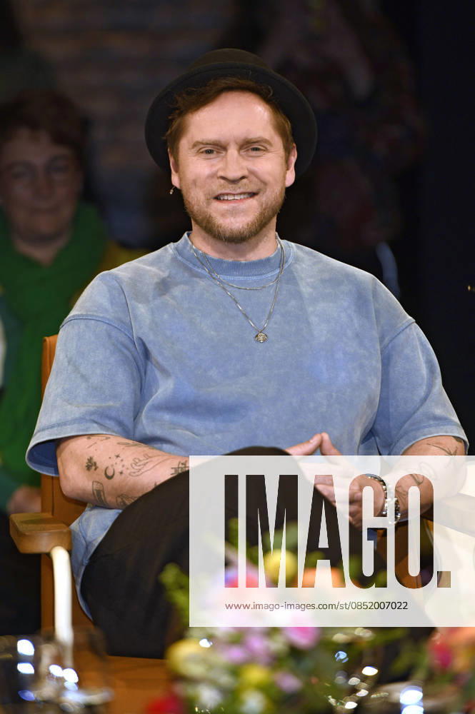 Johannes Oerding bei der Aufzeichnung der RB Talkshow 3nach9 im Radio Bremen-Studio. Bremen