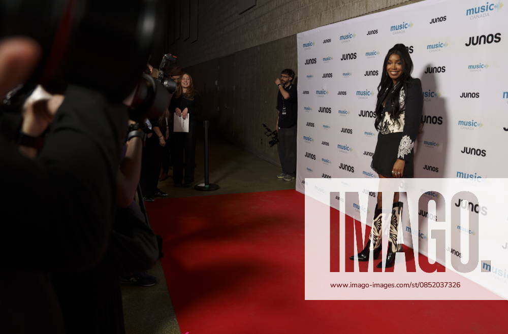 Hamilton, On, CAN: Sacha, nominated for Breakthrough Artist of the Year, on the red carpet at the 2026 Juno Awards Gala in Hamilton, Ont. on Saturday, March 28, 2026. Hamilton CAN - ZUMAc35_ 20260328_zaf_c35_154