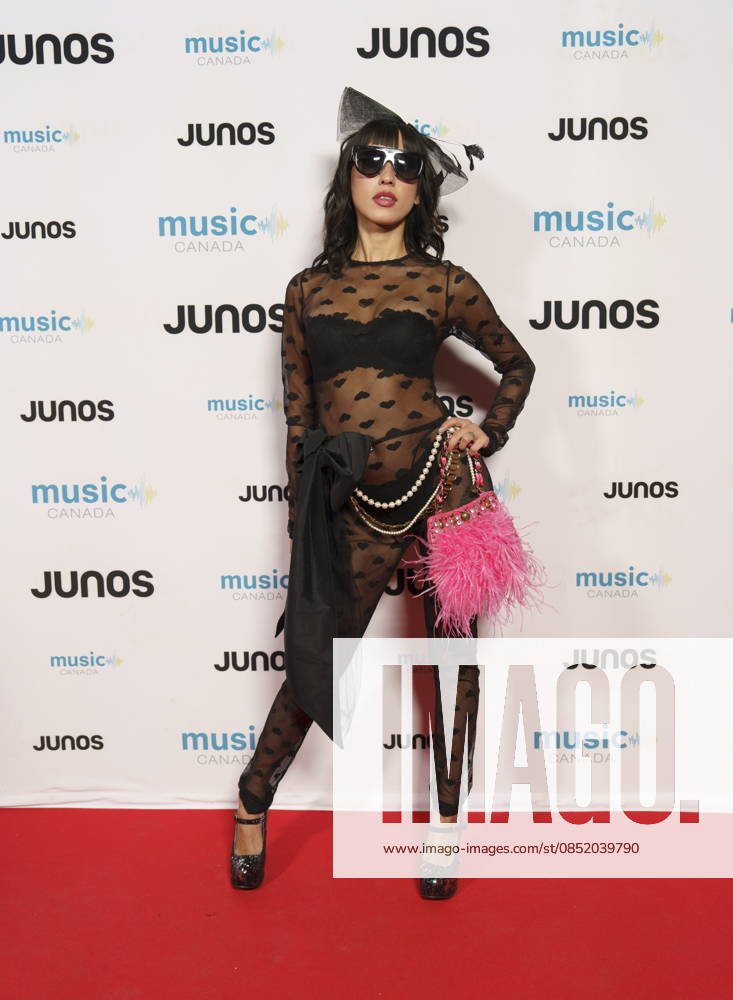 Hamilton, On, CAN: Isabella Lovestory, nominated for Latin Music recording of the Year, on the red carpet at the 2026 Juno Awards Gala in Hamilton, Saturday, March 28, 2026. Hamilton CAN - ZUMAc35_ 20260328_zaf_c35_173
