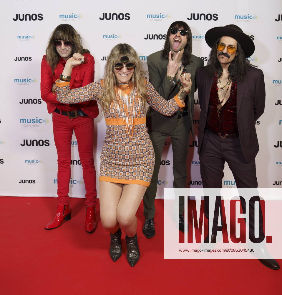 Hamilton, On, CAN: The Damn Truth, nominated for Rock Album of the Year, on the red carpet at the 2026 Juno Awards Gala in Hamilton, Saturday, March 28, 2026. Hamilton CAN - ZUMAc35_ 20260328_zaf_c35_202