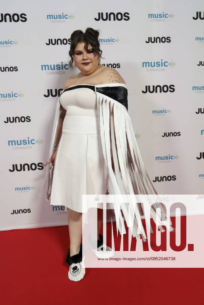 Hamilton, On, CAN: Siibii, nominated for Contemporary Indigenous Artist or Group of the Year, on the red carpet at the 2026 Juno Awards Gala in Hamilton, Saturday, March 28, 2026. Hamilton CAN - ZUMAc35_ 20260328_zaf_c35_211