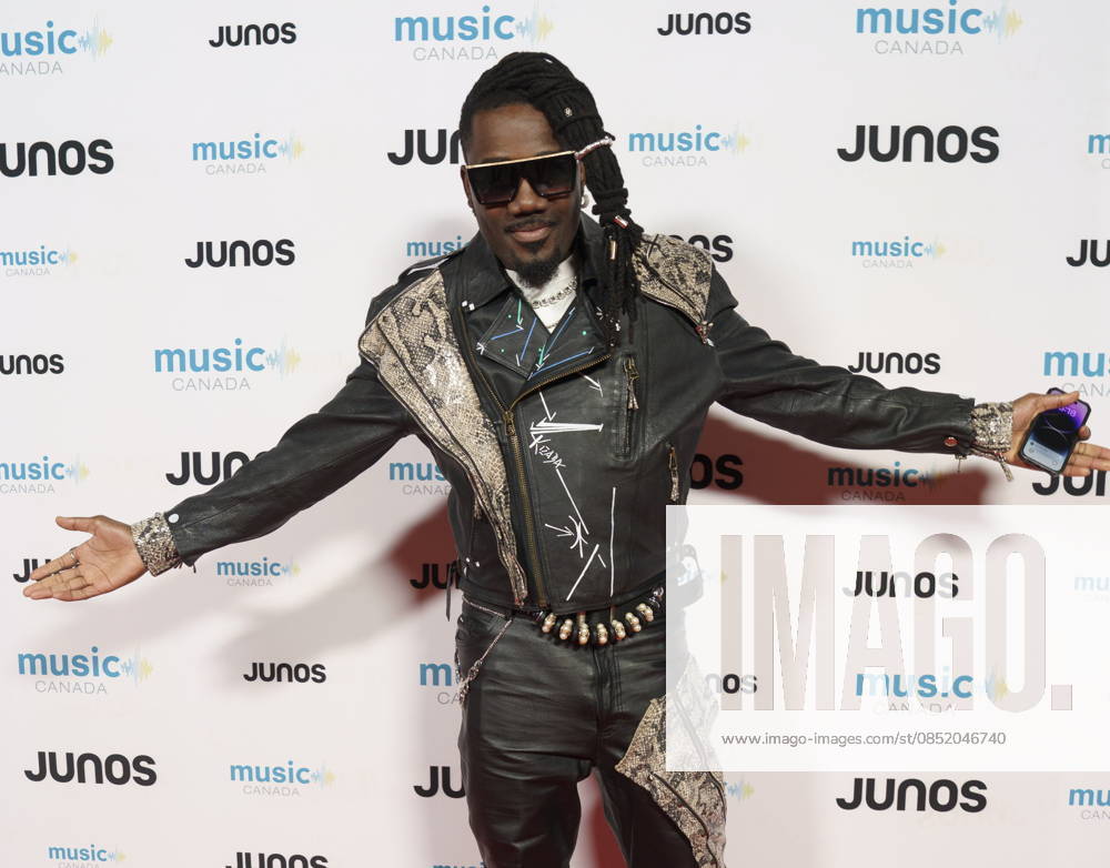 Hamilton, On, CAN: Kizaba, nominated for Global Music Album of the Year, on the red carpet at the 2026 Juno Awards Gala in Hamilton, Saturday, March 28, 2026. Hamilton CAN - ZUMAc35_ 20260328_zaf_c35_213
