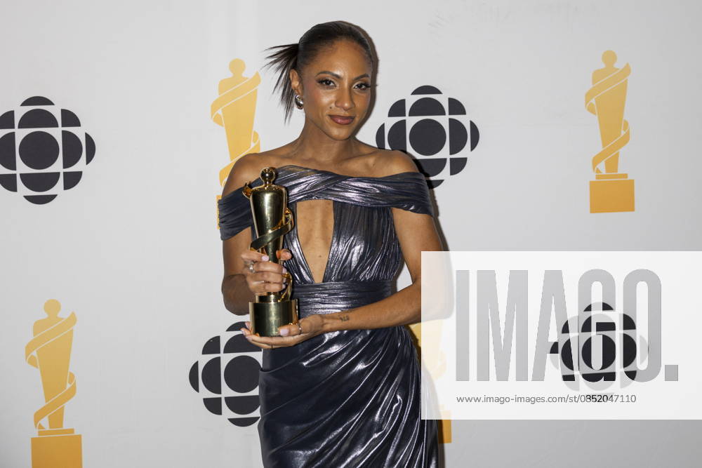 Naomi Cowan poses for photos after winning Reggae Recording of the Year during the 2026 Juno Awards Gala in Hamilton, Saturday, March 28, 2026. Hamilton Canada - ZUMAc35_ 20260328_zaf_c35_214