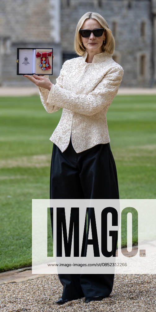 . 31 03 2026. Windsor, United Kingdom. Actress Carey Mulligan with her CBE after an Investiture at Windsor Castle, United Kingdom xi-Imagesx IIM-26674-0004