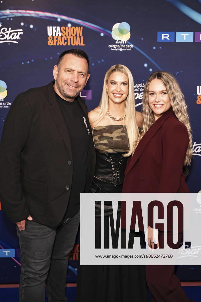Ikke Hüftgold, Isi Glück und Nina Reh bei der Preview der 22. Staffel der Castingshow DSDS 2026 im 25 hours Hotel. Köln