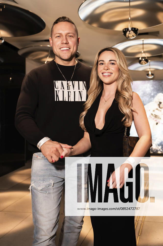 Patrick Romer und Annelie Henze bei der Preview der 22. Staffel der Castingshow DSDS 2026 im 25 hours Hotel. Köln