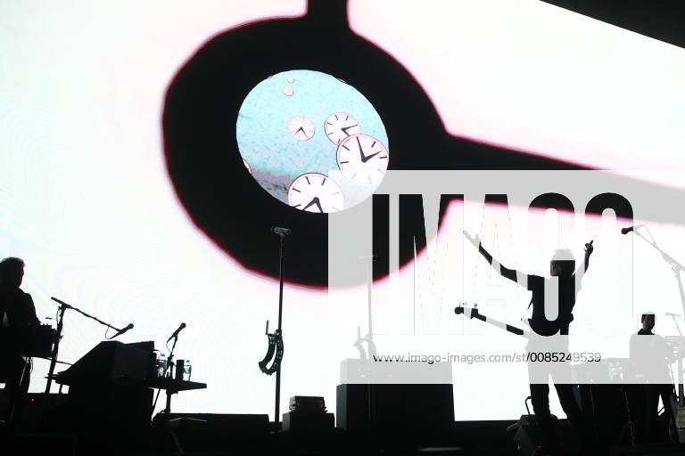 MOSCOW, RUSSIA – AUGUST 31, 2018: Pink Floyd co-founder Roger Waters gives a concert at Moscow s Olimpiysky Arena as part of his Us + Them Tour. Valery Sharifulin TASS TS08E92A