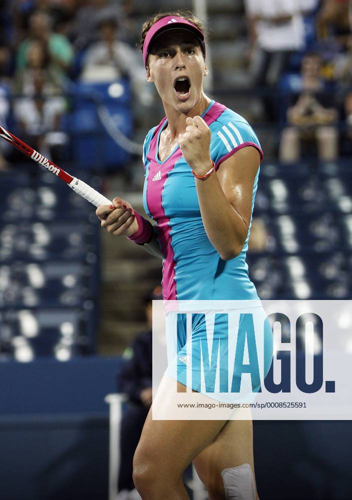 TENNIS - WTA, US Open 2011 NEW YORK CITY,NEW YORK,USA,05.SEP.11 - TENNIS - WTA Tennis Damen Tour, US Open 2011, Grand Slam, Flushing Meadows. Bild zeigt den Jubel von Andrea Petkovic (GER).