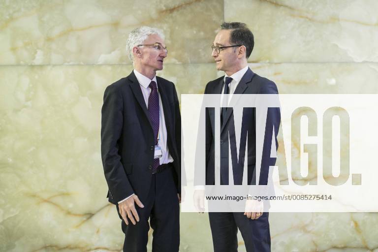Bundesaussenminister Heiko Maas (L), SPD, trifft Mark Lowcock, OCHA, zu politischen Gespraechen in Berlin, 03.09.2018. Berlin Germany