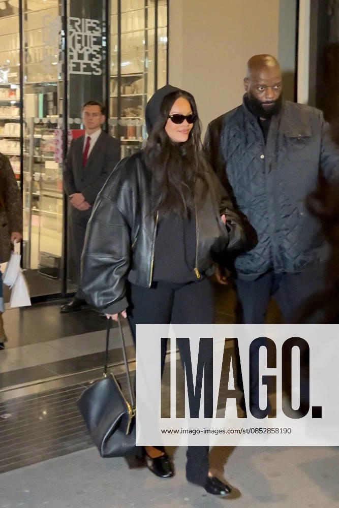 Rihanna went shopping at Galeries Lafayette in Paris on April 6, 2026 Rihanna went shopping at Galeries Lafayette in Paris on April 6, 2026 Paris France