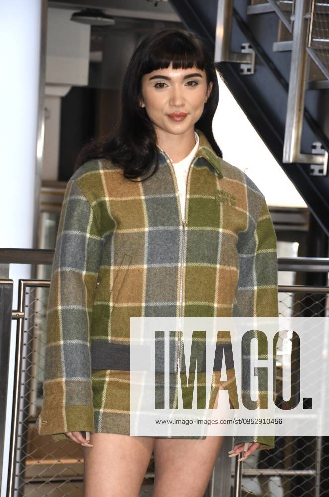 NEW YORK, NY- APRIL 7: Rowan Blanchard pictured as the cast of Hulus The Testaments to Visit the Empire State Building Ahead of April 8 Premiere on April 7, 2026 in New York City.