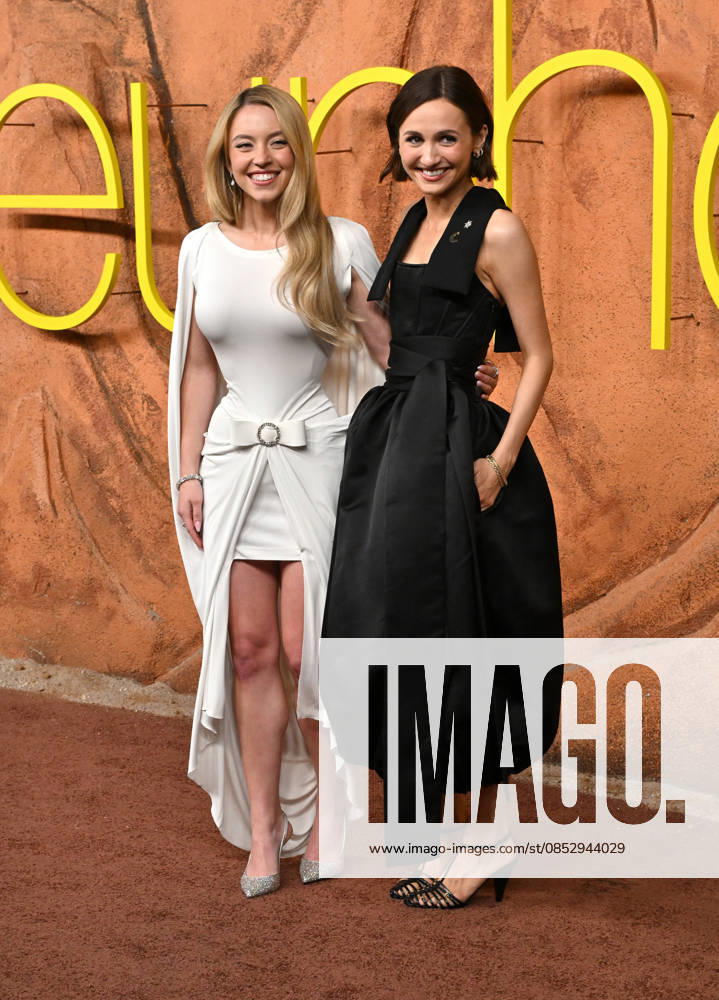 ˜Euphoria S3 Los Angeles Premiere Sydney Sweeney and Maude Apatow arriving to the season 3 Euphoria Los Angeles premiere held at the TCL Chinese Theatre on April 07, 2026 in Hollywood, CA. Hollywood TCL Chinese Theatre California USA