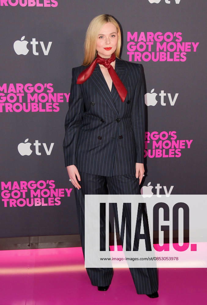 Margo s Got Money Troubles Premiere NEW YORK, NEW YORK - APRIL 08: Elle Fanning at Apple s Margo s Got Money Troubles premiere at Regal Union Square on April 08, 2026 in New York City.. Credit: Chris Gonzalez AdMedia