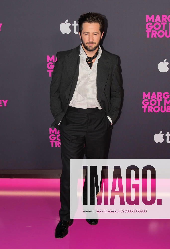 Margo s Got Money Troubles Premiere NEW YORK, NEW YORK - APRIL 08: Michael Angarano at Apple s Margo s Got Money Troubles premiere at Regal Union Square on April 08, 2026 in New York City.. Credit: Chris Gonzalez AdMedia