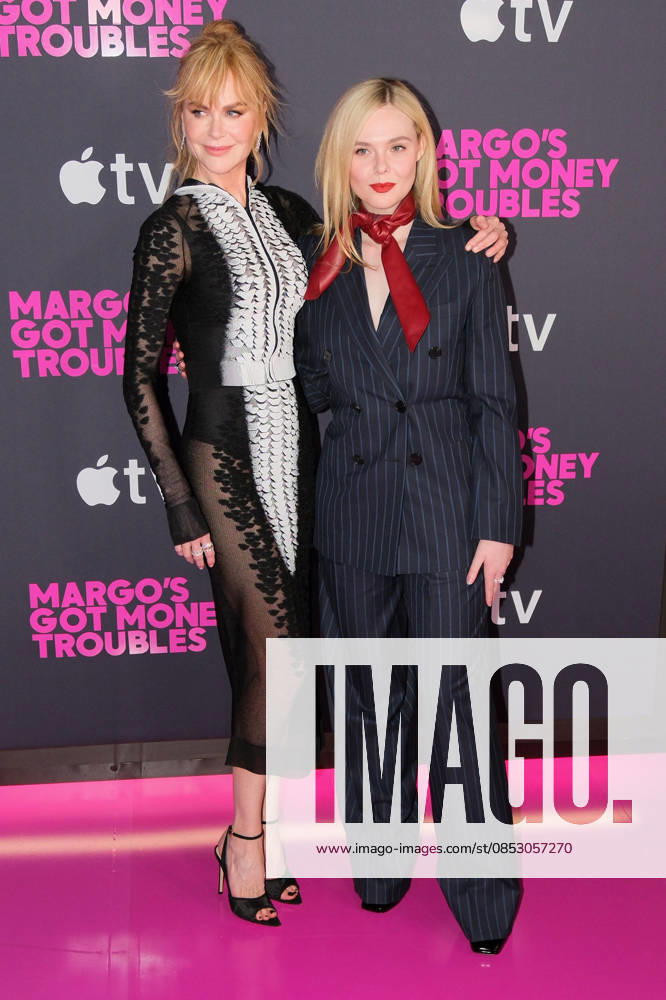 Nicole Kidman & Elle Fanning at Apple s Margo s Got Money Troubles premiere at Regal Union Square on April 08, 2026 in New York City..