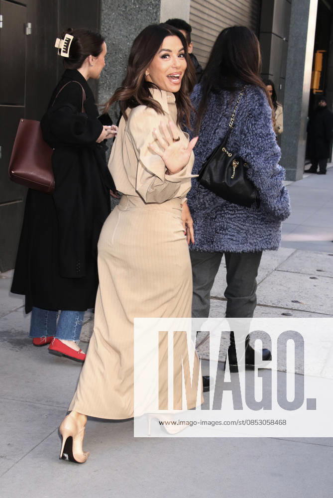 NEW YORK, NY- APRIL 8: Eva Longoria seen at ABC Studios in New York City on April 8, 2026.