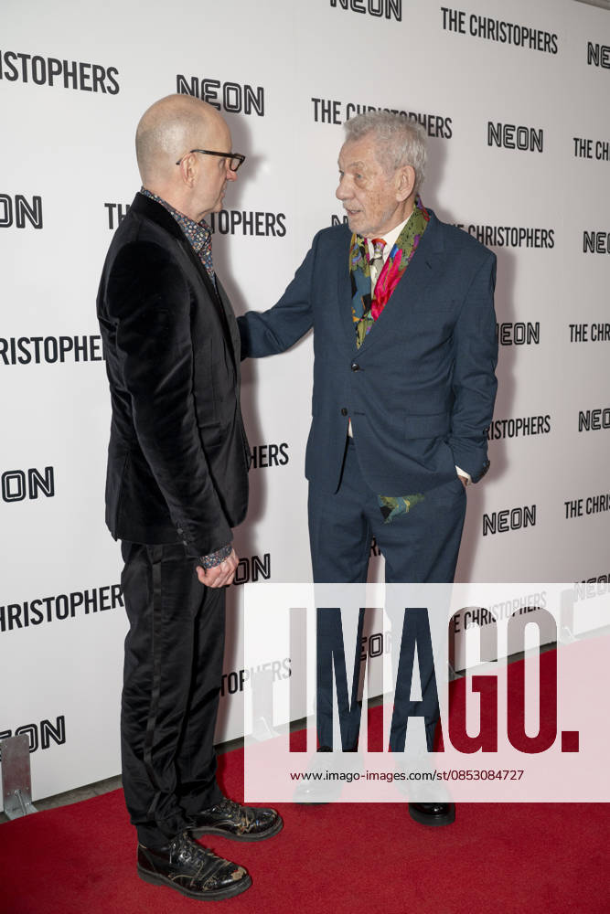 STEVEN SODERBERGH and SIR IAN MCKELLEN attend The Christophers premiere at Metrograph in New York. 8 April 2026 New York USA - ZUMAa265 20260408_zep_a265_053