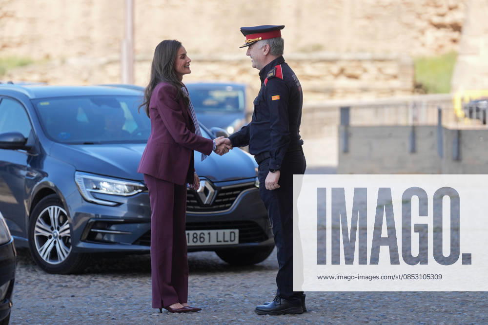 Queen Letizia meets with the Associació de Dones Empresàries Queen Letizia, meets with the Associació de Dones Empresàries de Lleida, on April 9, 2026, in Lleida, Catalunya Espana The meeting, held in the Seu Vella de Lleida and behind closed doors, is part of the events of the 20th anniversary of the association and precedes the delivery of the XVI Premis Ap Lleida, which recognize the leadership and trajectory of women entrepreneurs and professionals of the territory, is part of the events of the 20th anniversary of the association and precedes the delivery of the XVI Premis Ap Lleida, which recognizes the leadership and career of businesswomen and professionals in the territory 09 APRIL 2026 Lleida, Catalunya Lleida, Catalunya Spain