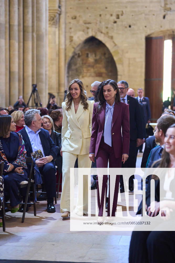 Queen Letizia of Spain attends the 16th Ap!Lleida Awards ceremony at Catedral de la Seu Vella on April 9, 2026 in Lleida, Spain Lleida Spain - ZUMAg15_ 20260409_zaf_g15_042