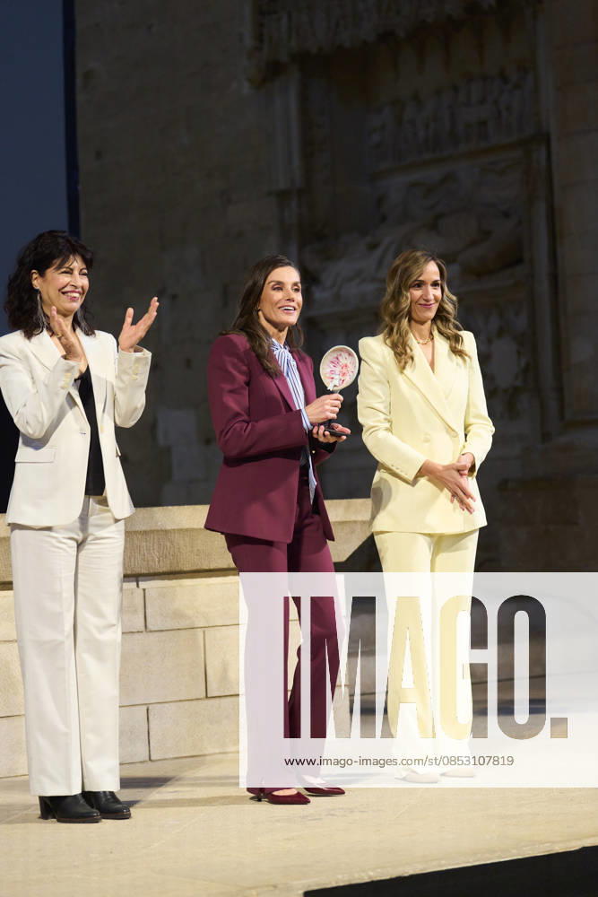 Queen Letizia of Spain attends the 16th Ap!Lleida Awards ceremony at Catedral de la Seu Vella on April 9, 2026 in Lleida, Spain Lleida Spain - ZUMAg15_ 20260409_zaf_g15_068