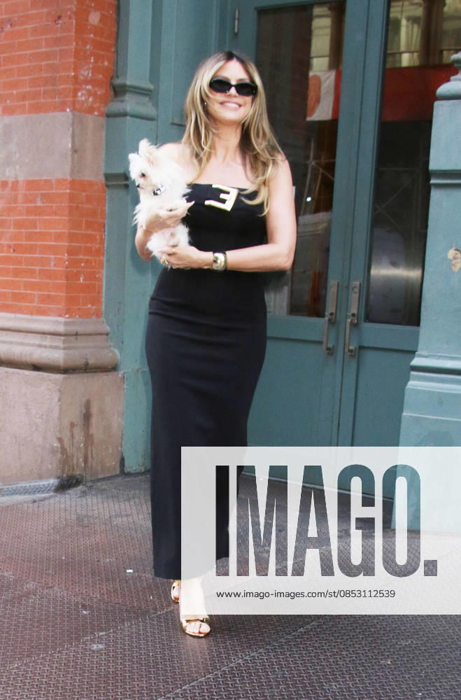 New York April 09, 2026 Heidi Klum out and about for new season of Project Runway 21 in New York. April 00, 2026.