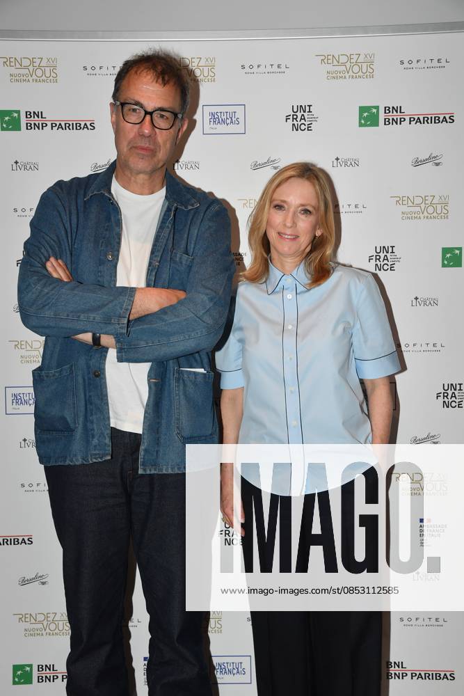Rome, Hotel Sofitel Photocall Rendez-Vous, Pictured: Dominik Moll Lea Drucker