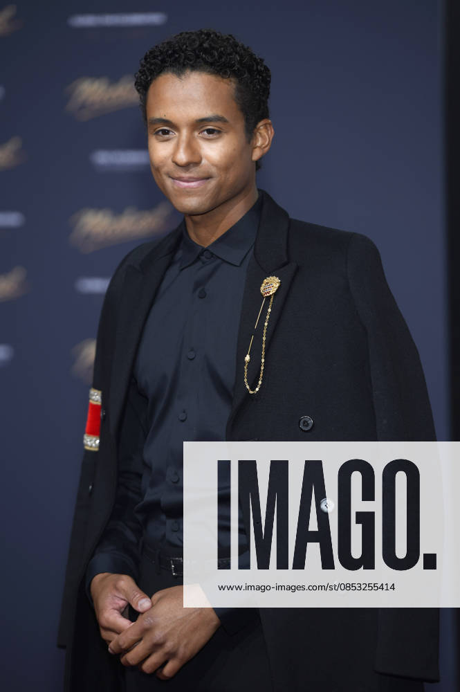 Jaafar Jackson bei der Premiere des Kinofilms Michael in der Uber Eats Music Hall. Berlin