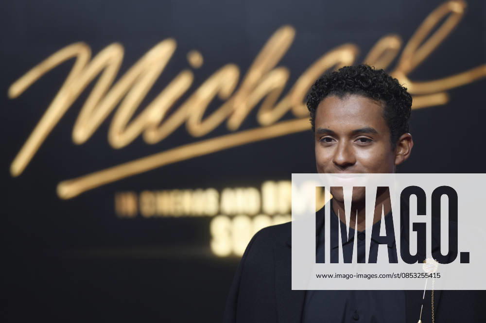 Jaafar Jackson bei der Premiere des Kinofilms Michael in der Uber Eats Music Hall. Berlin
