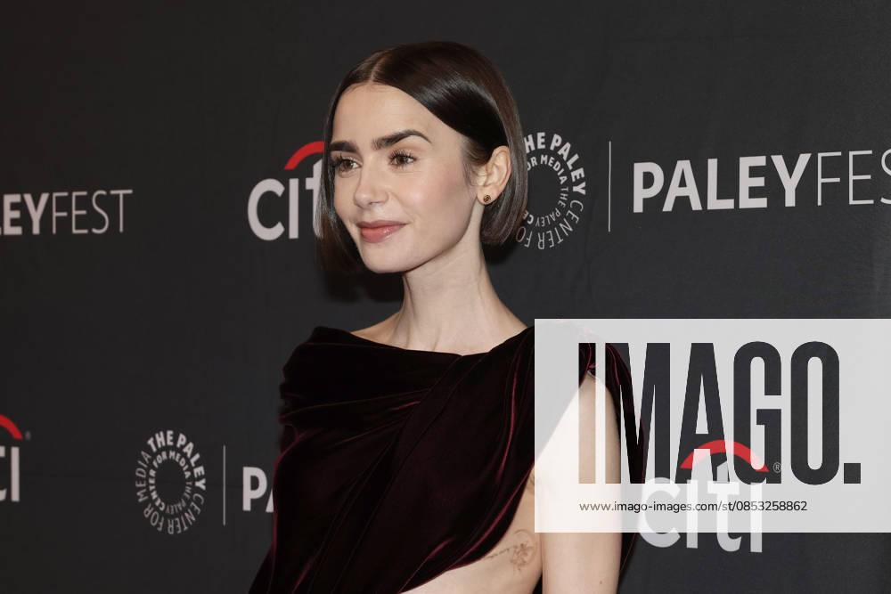 Lily Collins at the Netflix Emily in Paris event during PaleyFest LA at Dolby Theatre Los Angeles USA - ZUMAg107 20260410_zep_g107_040