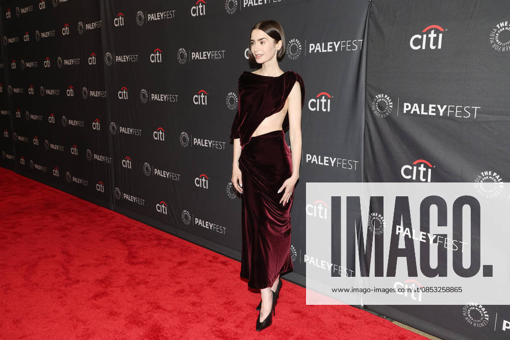 Lily Collins at the Netflix Emily in Paris event during PaleyFest LA at Dolby Theatre Los Angeles USA - ZUMAg107 20260410_zep_g107_041