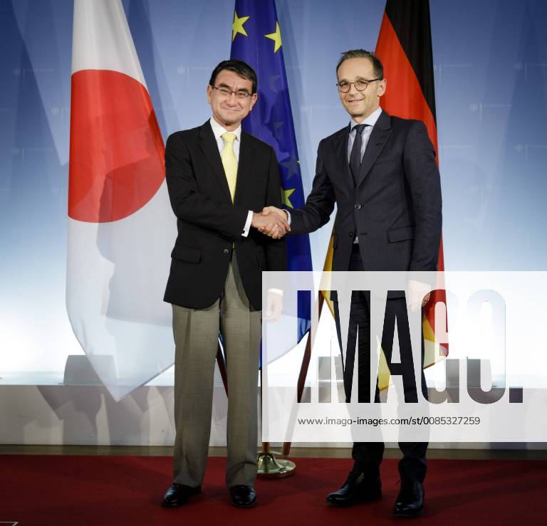 Bundesaussenminister Heiko Maas (r), SPD, trifft Taro Kono, Aussenminister von Japan, 06.09.2018, Berlin. Berlin Deutschland