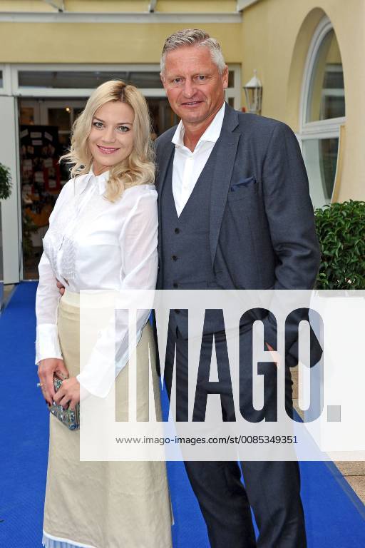 6. Aktion Kinderträume Golf Cup . Anna Posch und Stefan Blöcher anläßlich des 6. Aktion Kinderträume Golf Cup am 07.09.2018 in St. Leon-Rot. 20180907MWI1657