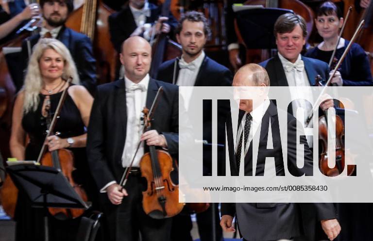 Russia s President Vladimir Putin (front) attends the opening of the Zaryadye Concert Hall in Moscow s Zaryadye Park. Mikhail Metzel TASS TS08FA15