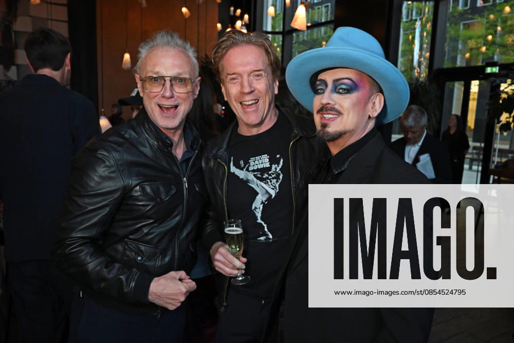 World Premiere Of David Bowie: You re Not Alone At Lightroom - Inside LONDON, ENGLAND - APRIL 21: (L to R) Gary Kemp, Damian Lewis and Boy George attend the World Premiere of David Bowie: You re Not Alone at Lightroom on April 21, 2026 in London, England., Credit:bs Avalon United Kingdom, England, London, Lightroom