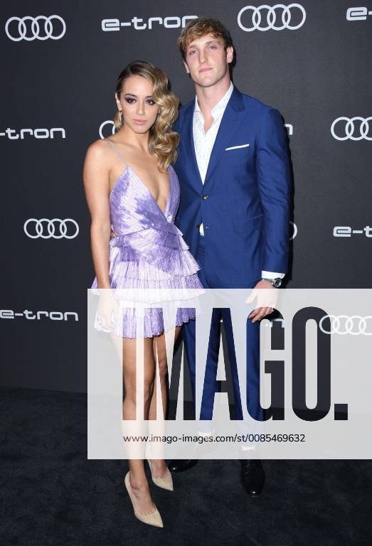 West Hollywood, California - Chloe Bennett, Jake Paul. Audi Celebrates the 70th Emmys held at the La Peer Hotel. Photo Credit: Birdie Thompson AdMedia 230104 2018-09-14 CA West Hollywood Etats-Unis