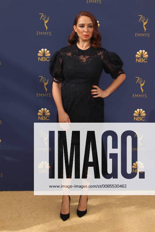 LOS ANGELES, CA - SEPTEMBER 17: Maya Rudolph at the 70th Primetime Emmy Awards at the Microsoft Theater in Los Angeles, California on September 17, 2018.