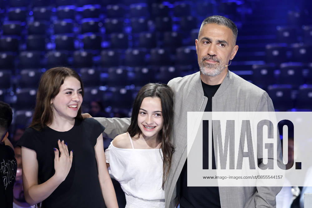 Rapper und Juror Bushido (Anis Ferchichi) mit seinen Kindern bei der zweiten von drei Live-Shows der 22. Staffel der deutschen Gesangs-Castingshow Deutschland sucht den Superstar (DSDS) in den MMC-Studios. Köln, 02.05.2026 NRW Deutschland
