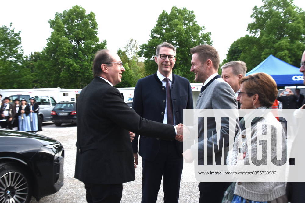 Alexander Dobrindt CSU Bundesinnenminister MdB Markus Blume CSU Wissenschaft Kunstminister Dr Wolfgang Stefinger CSU MdB Robert Brannekaemper CSU MdL Muenchen 11.05.2026 Truderinger Buam e.V Festwoche Politischer CSU Abend Foto Muenchen