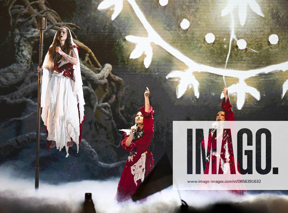 Lelek representing Croatia with the song Andromeda during Semi Final 1 of the 70th Eurovision Song Contest ESC at the Wiener Stadthalle in Vienna, Austria, Tuesday, May 12, 2026 VIENNA AUSTRIA