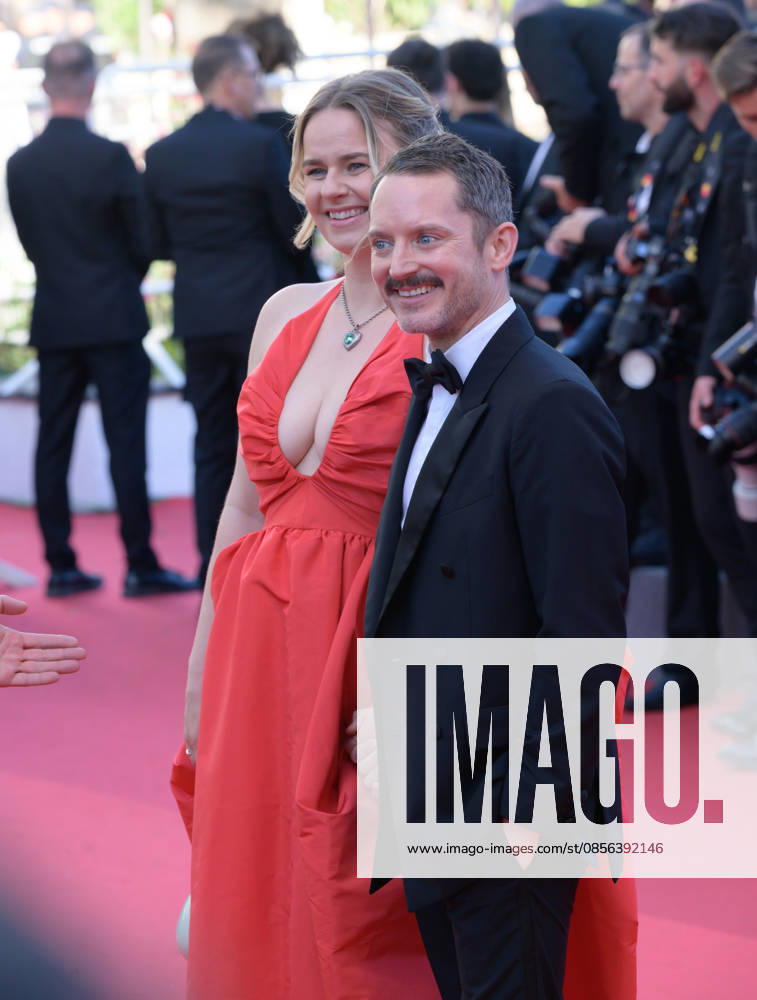 Electric Kiss Premiere at 79th Festival de Cannes - Cannes, France CANNES, FRANCE. May 12, 2026: Elijah Wood & Mette-Marie Kongsved at the Grand Opening and premiere for The Electric Kiss at the 79th Festival de Cannes. Picture: Paul Smith Featureflash Cannes France